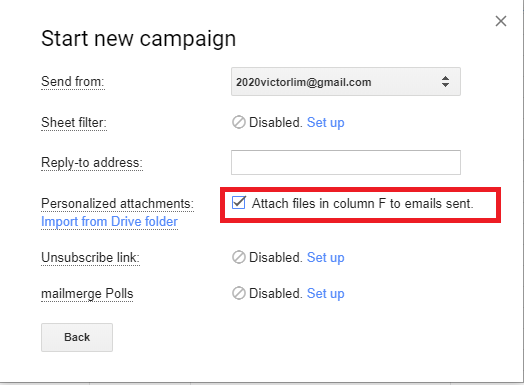 Personalize email result